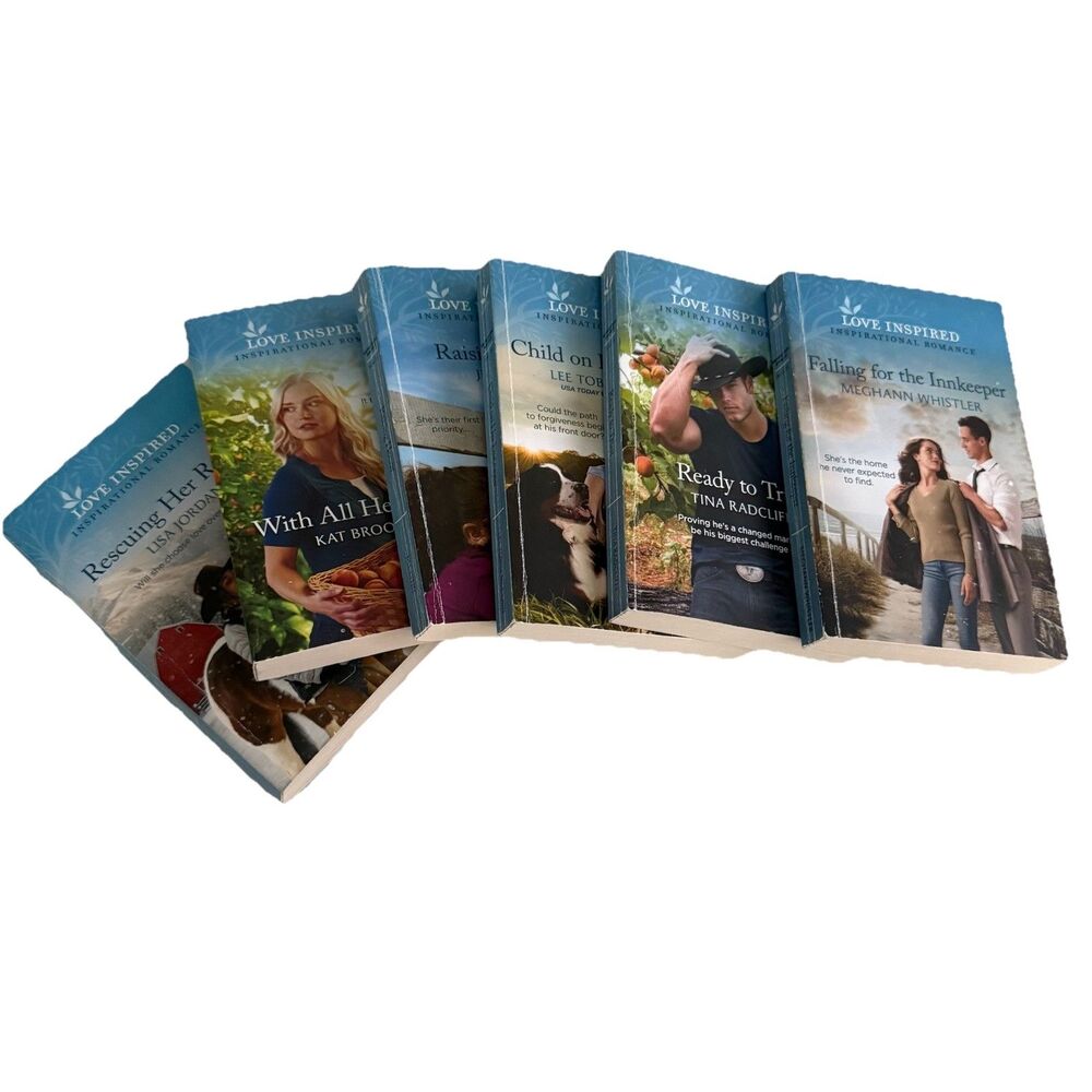 Love Inspired Harlequin Inspirational Romance Paperback Books Lot of 6 - Picture 3 of 3